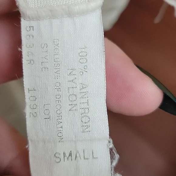 Miss Elaine S Cream Vintage Nightgown - Picture 4 of 5